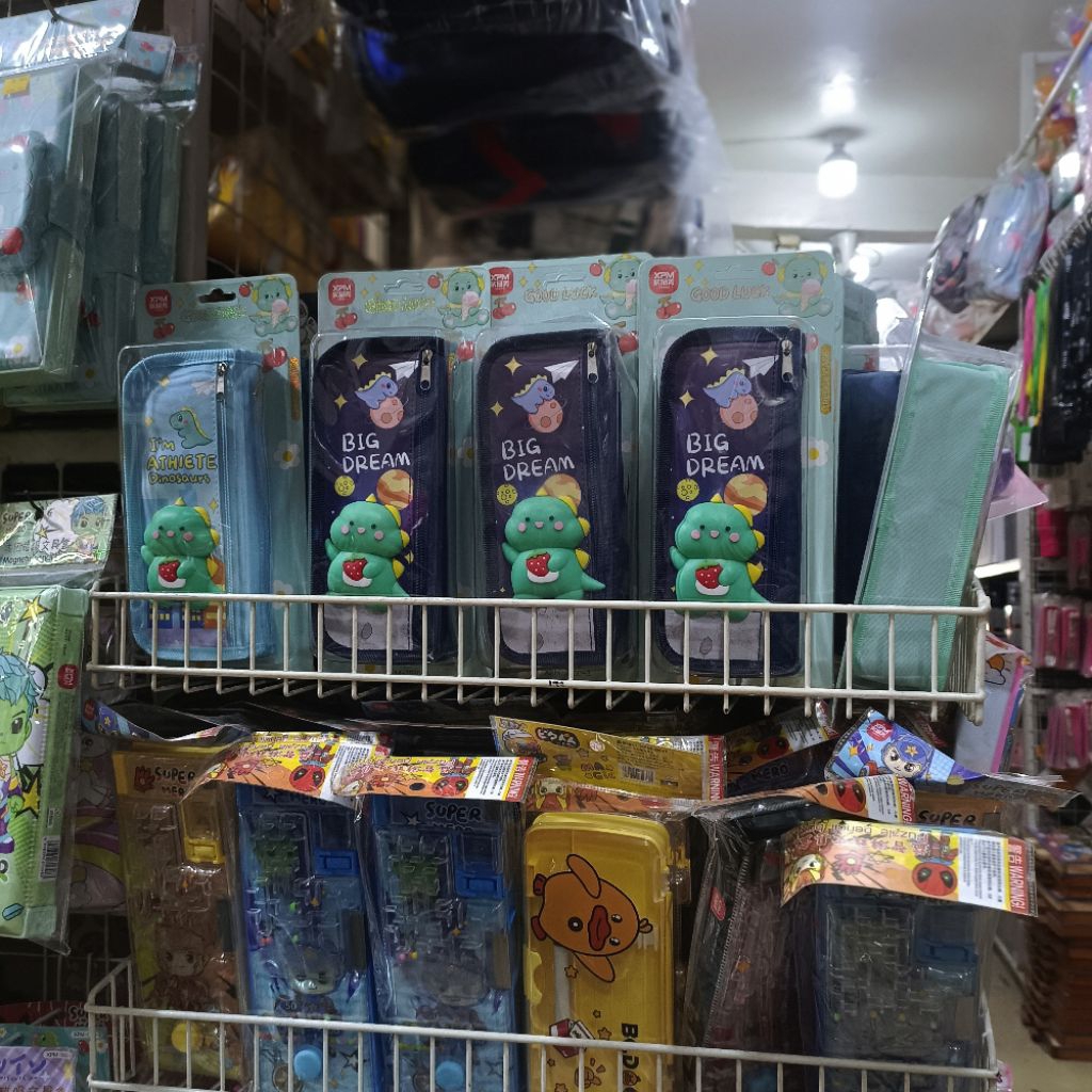 GROSIR TEMPAT PENSIL KARAKTER DINOSAURUS LUCU