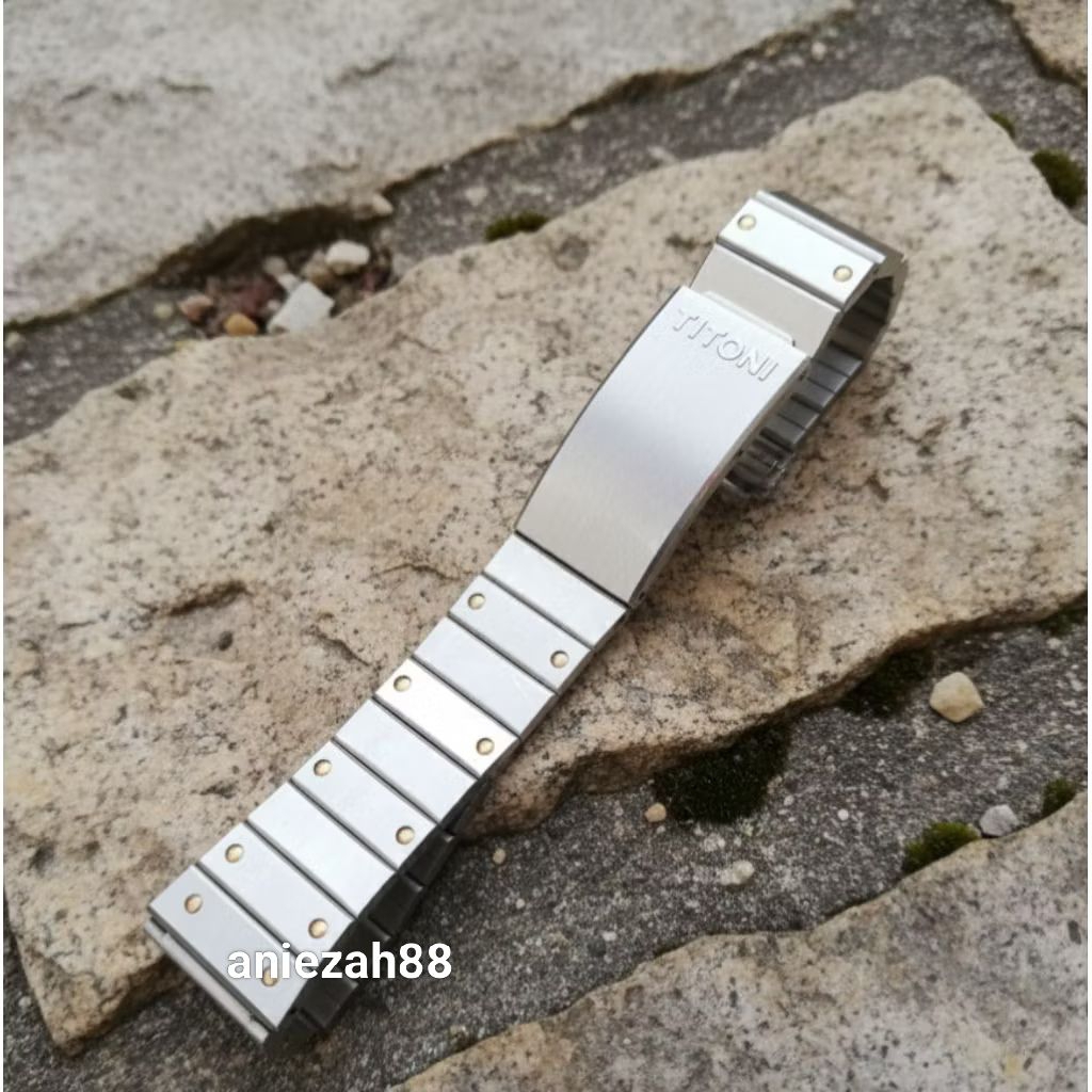 Bracelet Rantai jam tangan Titoni Rantai steinless steel 18mm Tali Strap jam Titoni