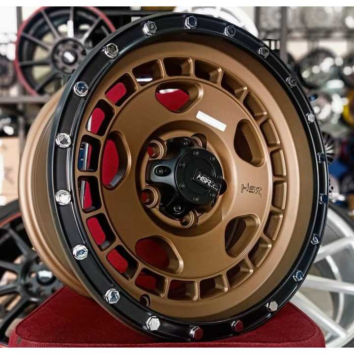 Velg offroad ring 15 untuk terios rush innova HSR MAHAWA pcd 5x114 et0 lebar 7 r15