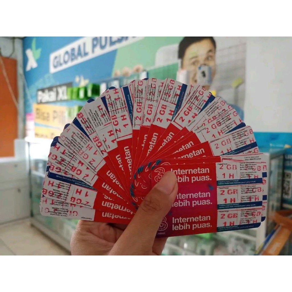 THREE VOUCHER KUOTA 2GB 1HARI