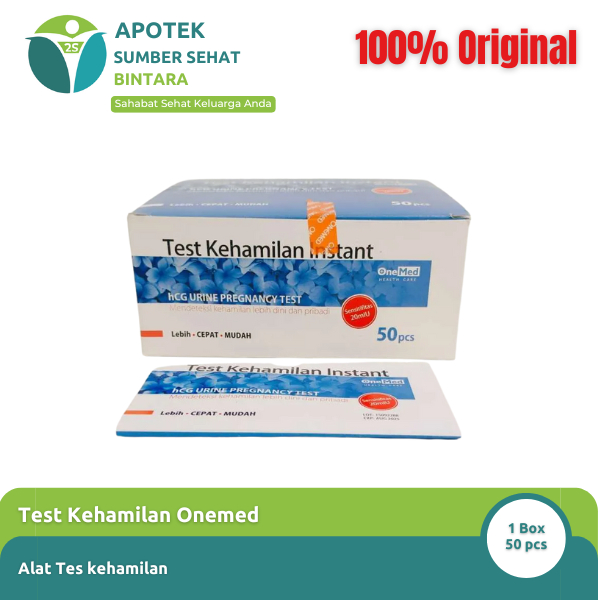 [1Box] Alat Test Kehamilan Onemed | Test pack onemed - Akurat dan Praktis