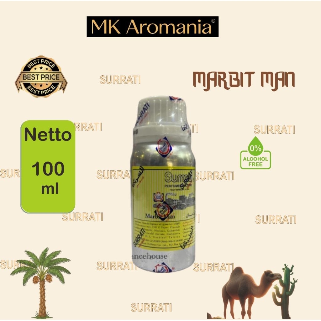 PARFUM MARBIT MAN 100ml By Surati Original