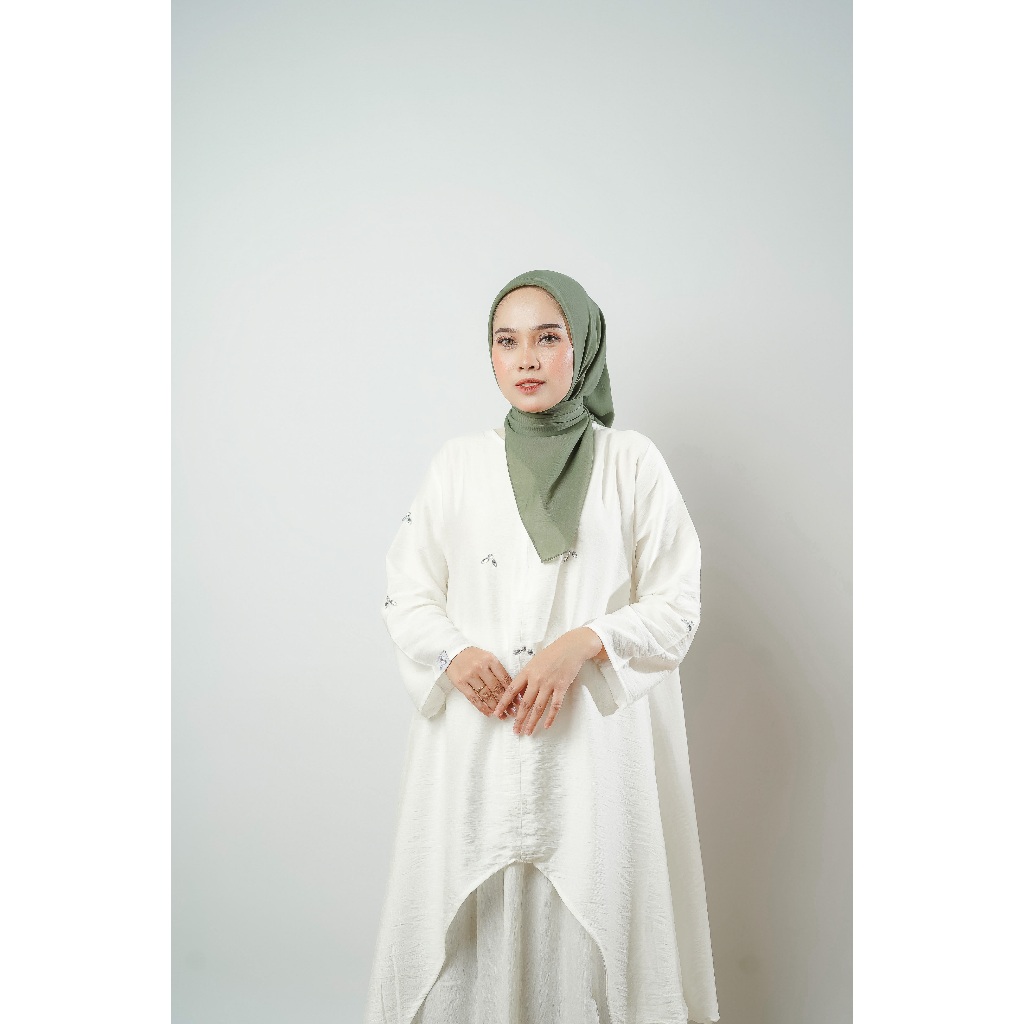 Bella Square  | AVOCADO – Kain Polycotton Premium 110×110 cm