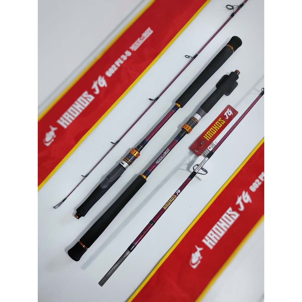 Joran GTech Kronos JG Spinning 180CM Joran Jigging Sambung 2