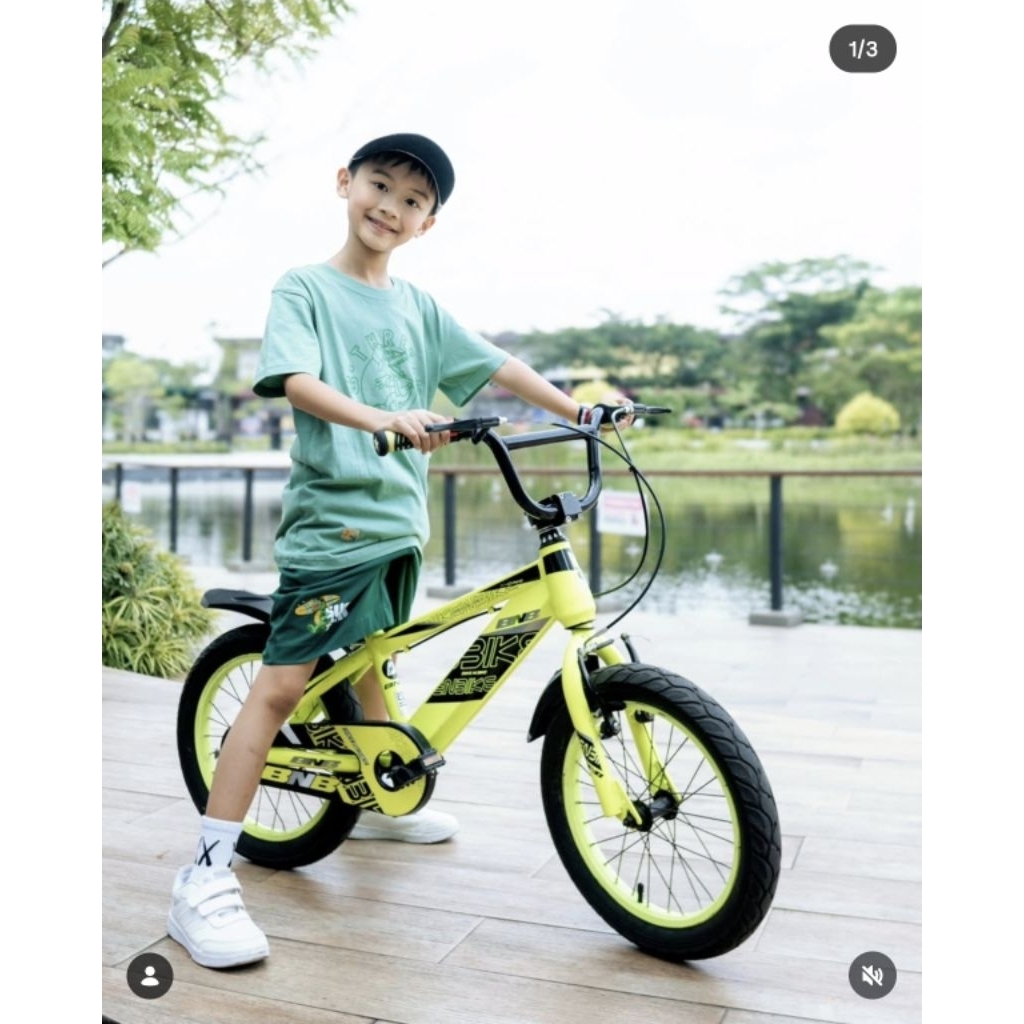 Sepeda BikenBike / Bike N Bike 16 Inch - sepeda anak - sepeda roda 2 / roda dua