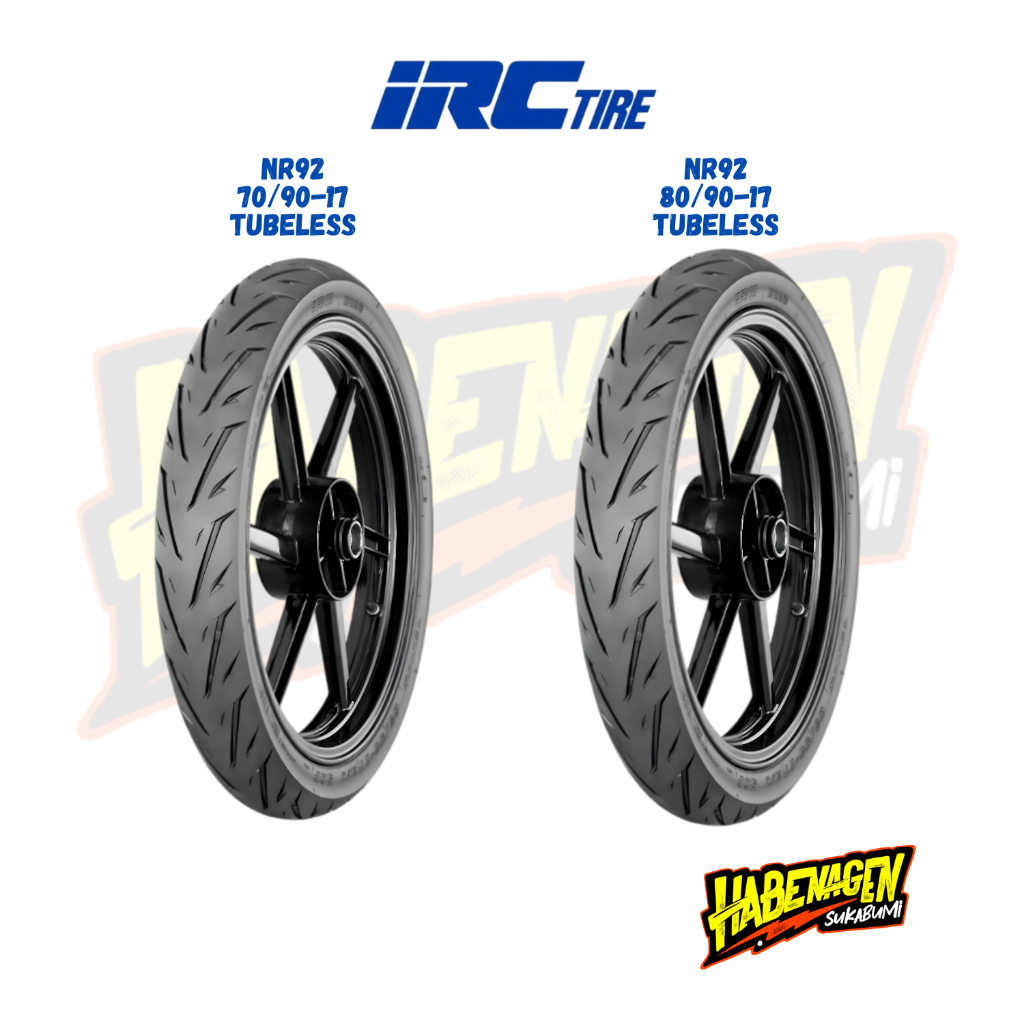 Ban Luar Tubeless Sonic Blade Supra X 125 Jupiter Z1 Satria Irc Tire Nr92 70/90 80/90 Ring 17