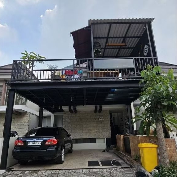 Dak balkon mezzanine lantai kalsifloor