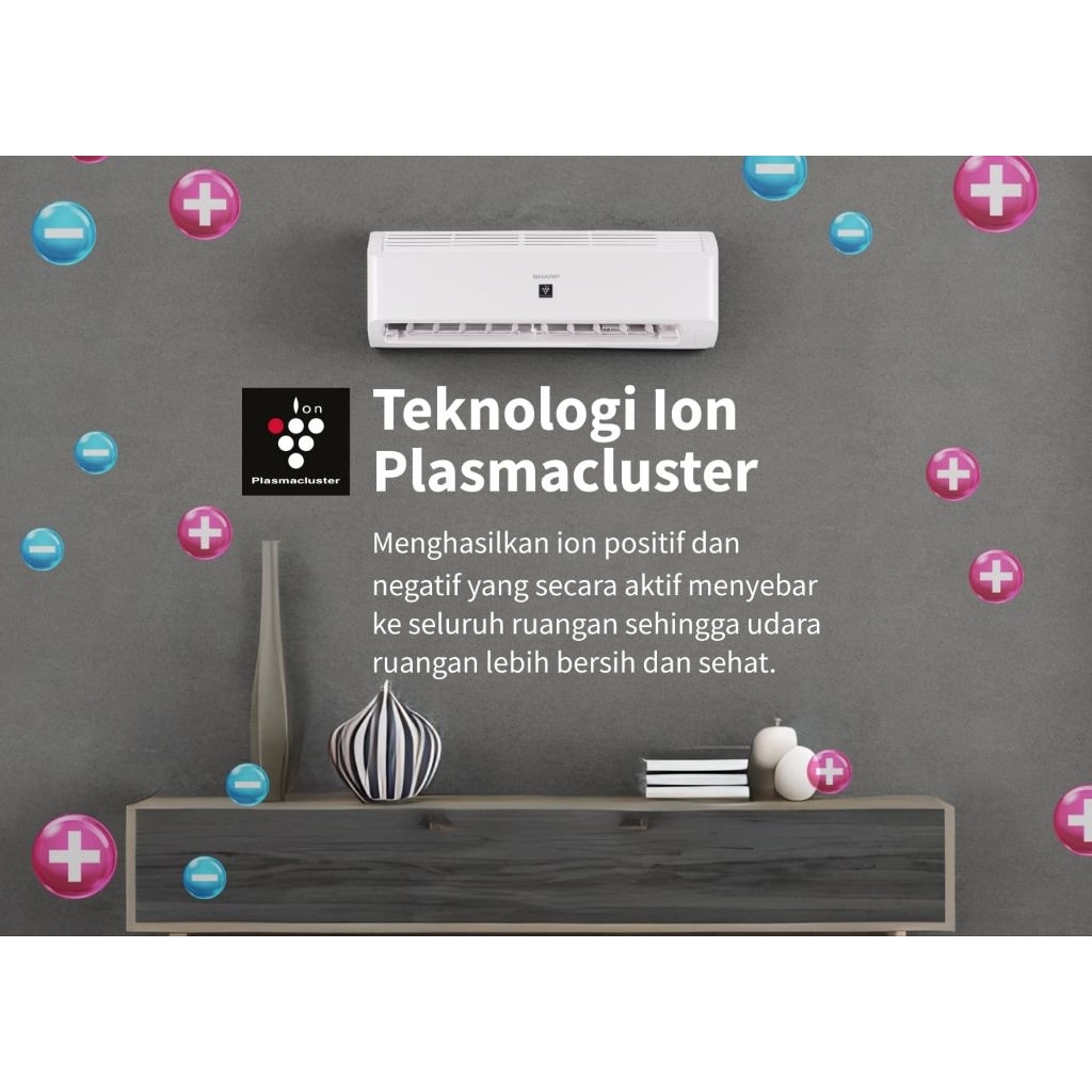 AC Sharp 1/2 pk Plasmacluster AH-AP5BMY2