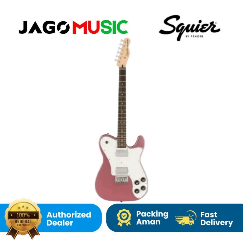 Gitar Squier Affinity Series Telecaster Deluxe Laurel FB Burgundy Mist