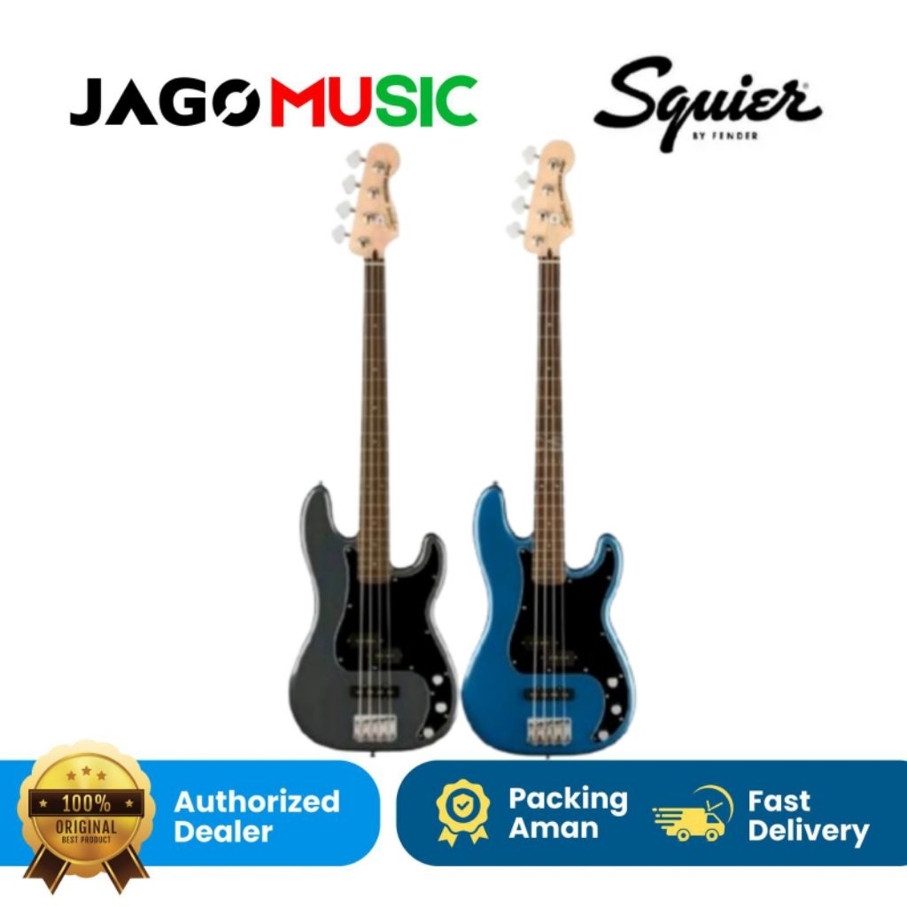 Gitar Bass Squier Affinity Series Precision PJ Laurel FB Guitar Electric Bass Squier