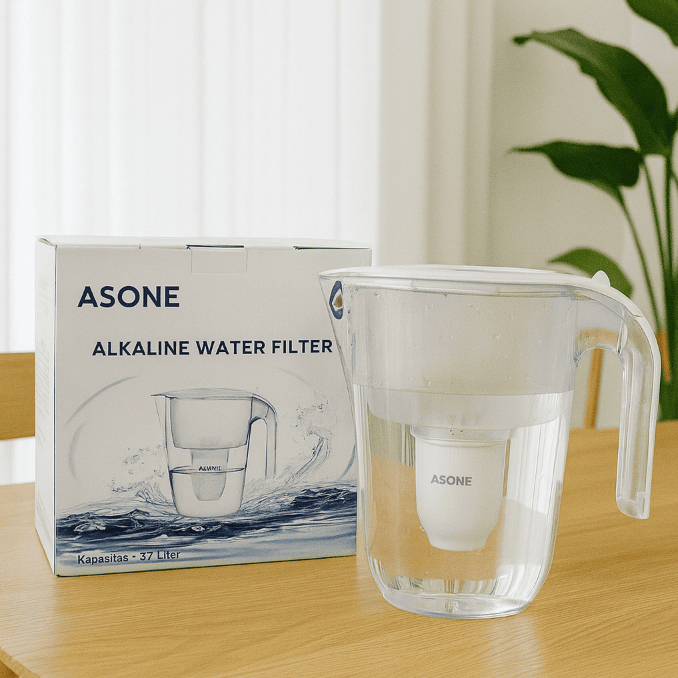 ASONE Water Alkaline Filter Clean & Healthy Hydration pH+ Teko Filter Air Alkali