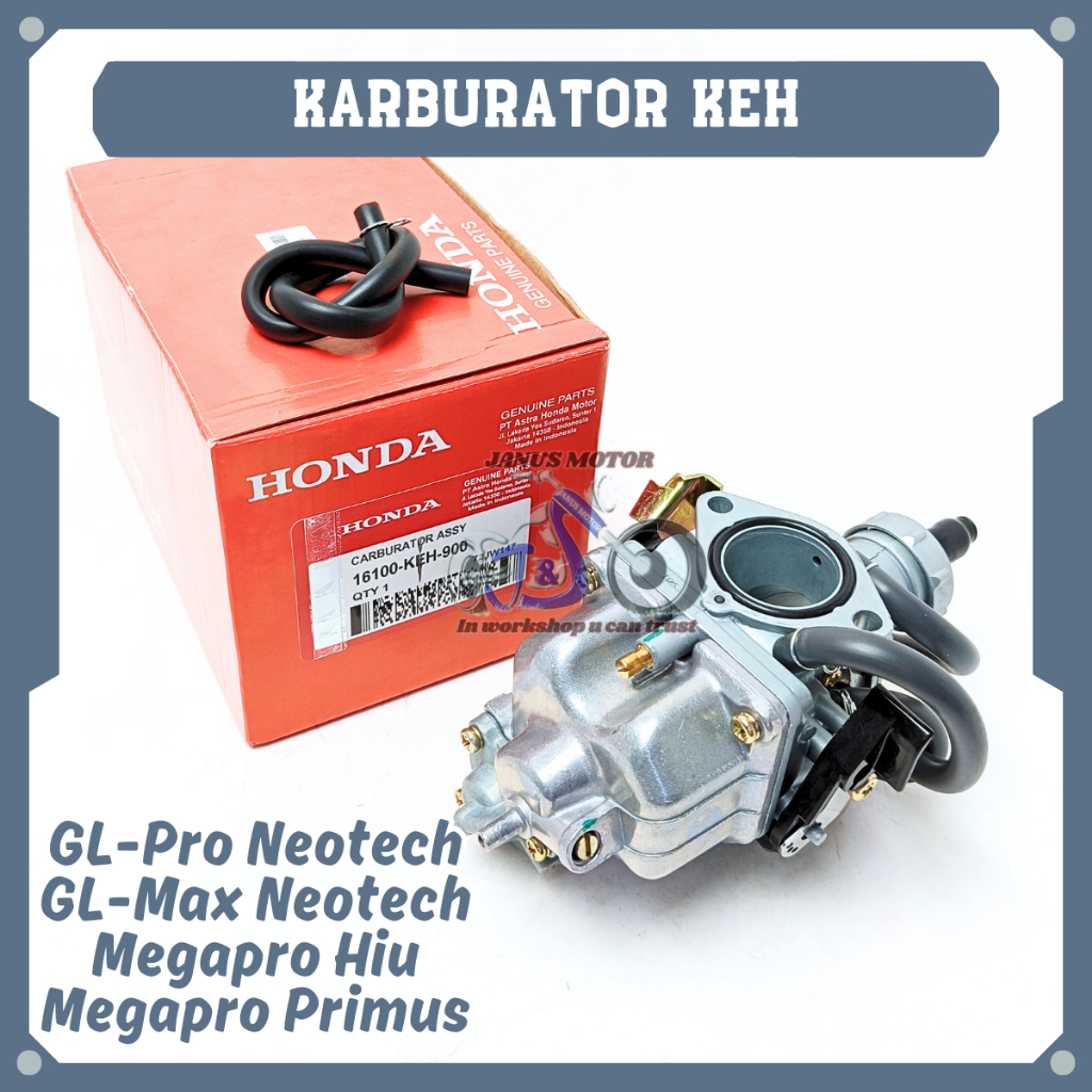 Karburator Honda KEH Carburator Karbu Megapro Primus Megapro Hiu GL-Pro Neotech GL-Max Neotech Carbu