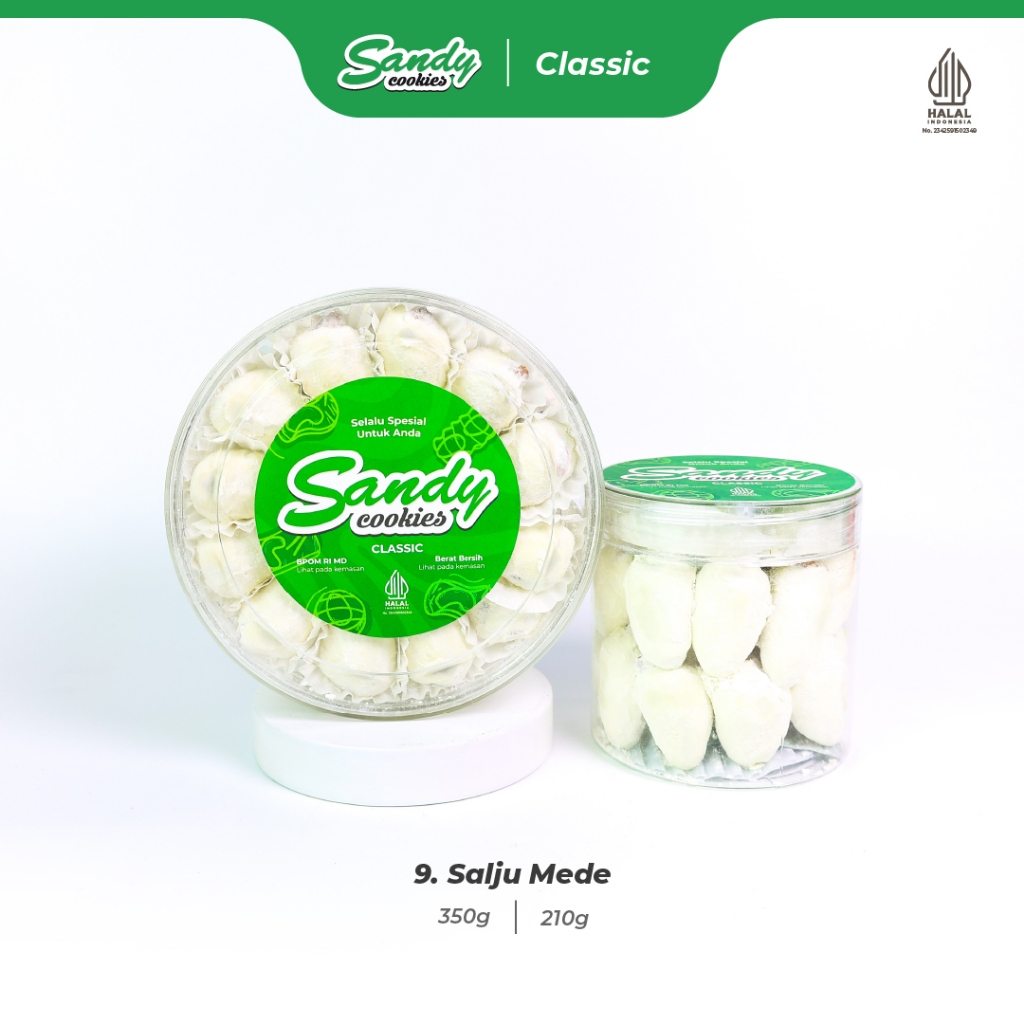 9. Salju Mede - Kue Kering Sandy Cookies Classic