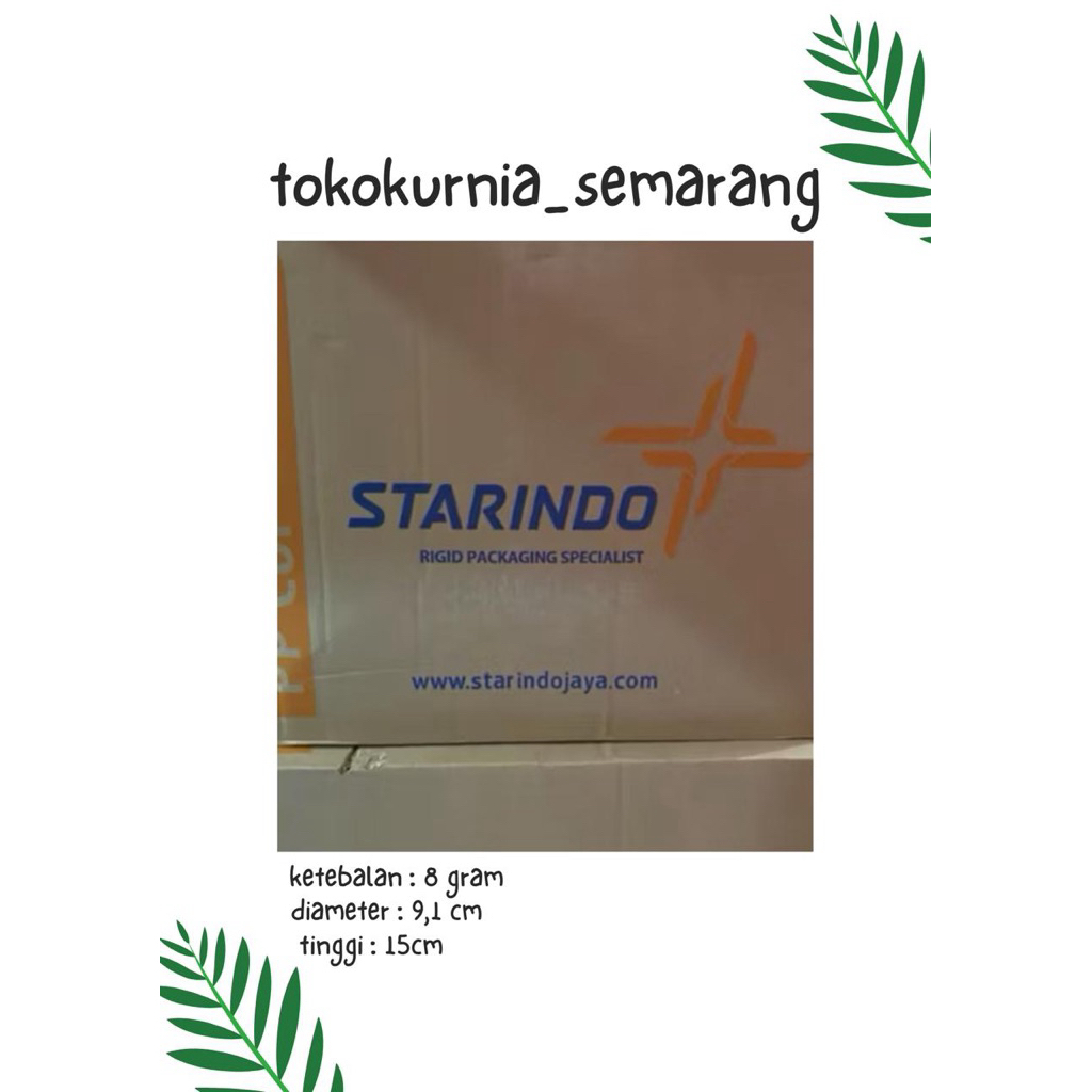 gelas cup 22oz jumbo STARINDO( 1 dus = 1.000pcs/20slop )