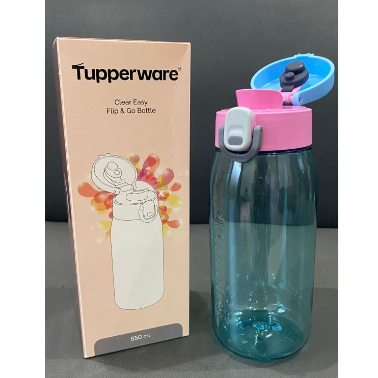 Eco Bottle H2GO Tupperware 750ml with handle atau strap | botol minum | botol kristal | gift natal