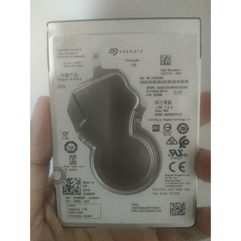 SSHD Seagate Firecuda 1tb