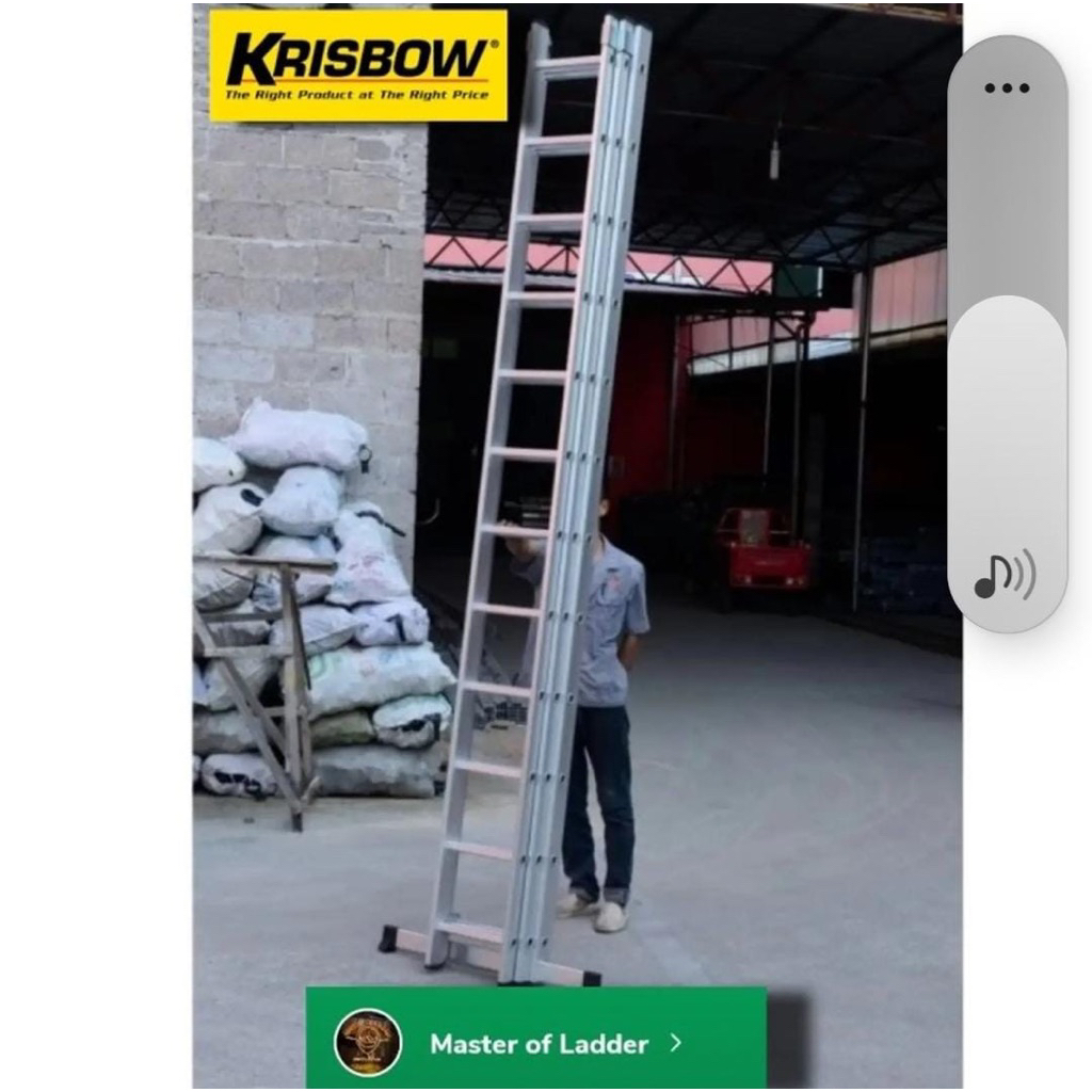 Krisbow tangga pln Tangga extension 6 Meter