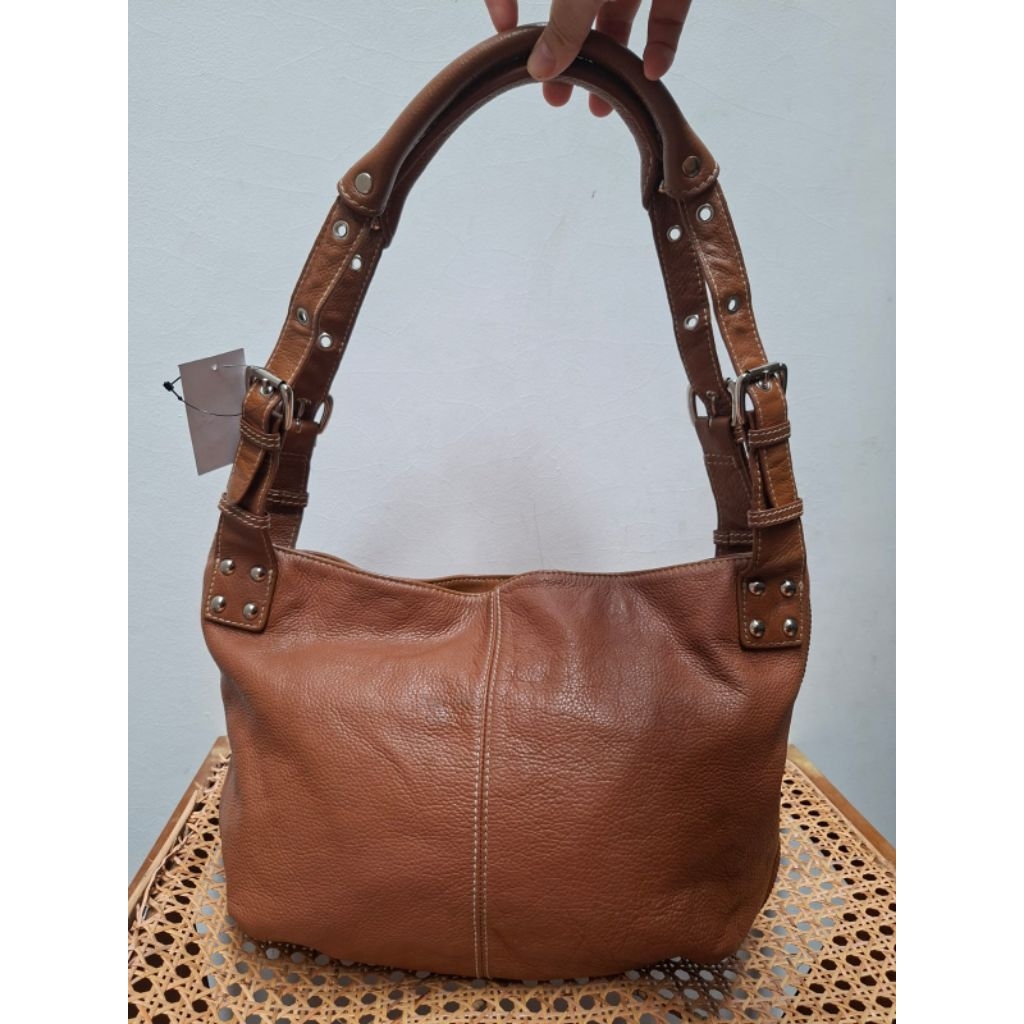 Tignanello tas Hobo, shoulder bag kulit asli