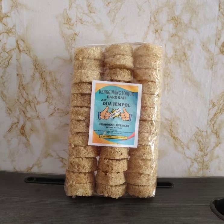 Rengginang Lorjuk dua jempol khas prenduan sumenep