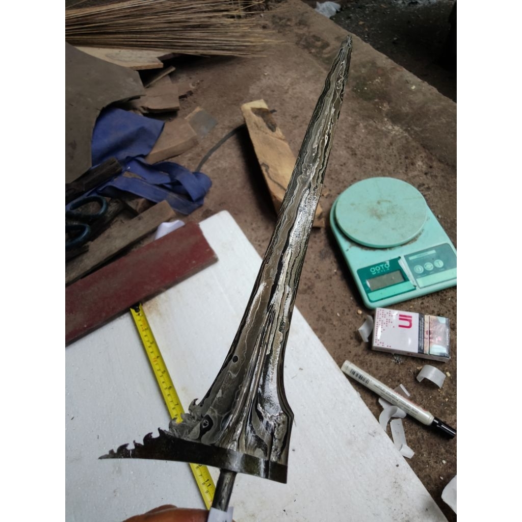 bilah keris bali lurus -+33 cm...garap standart (ts10)