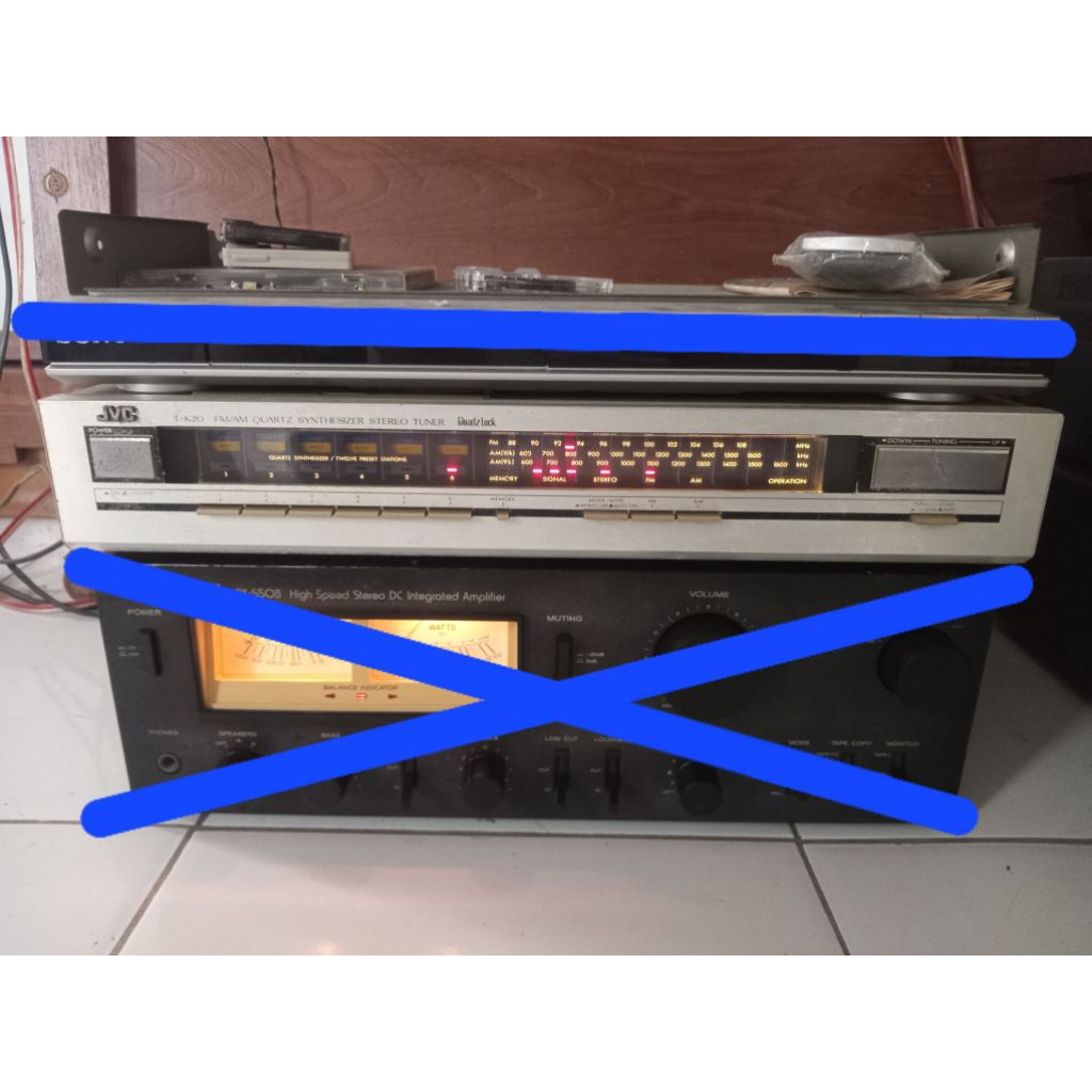 Tuner radio deck JVC (FM/AM)