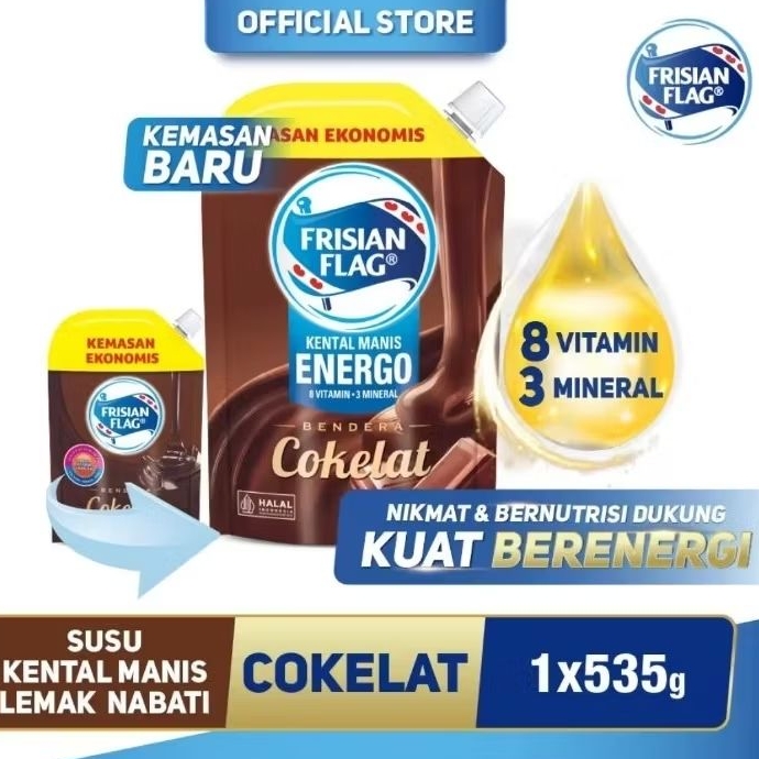 SUSU FRISIAN FLAG Bendera pouch kemasan ekonomis 545gr