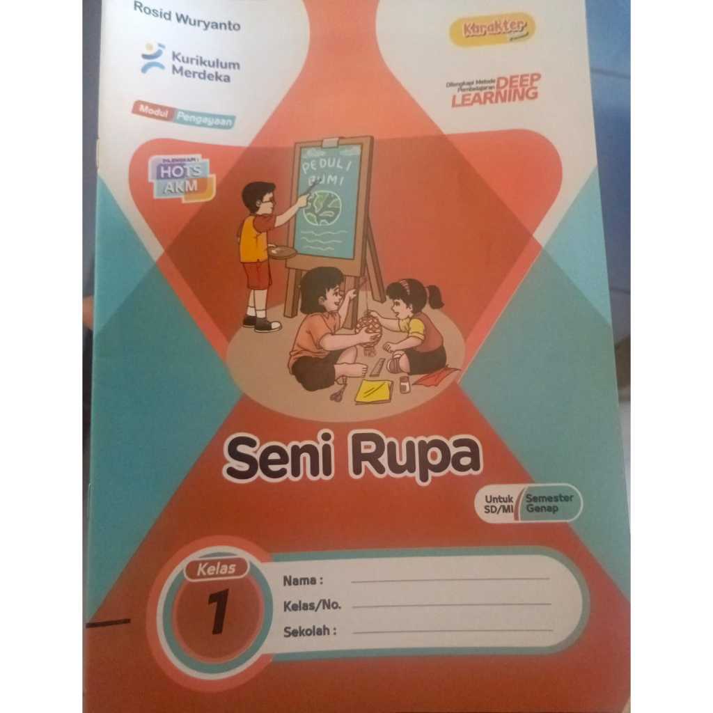 LKS PUSTAKA PERSADA KELAS 1 SENI RUPA  SEMESTER 2 TERBITAN 2025