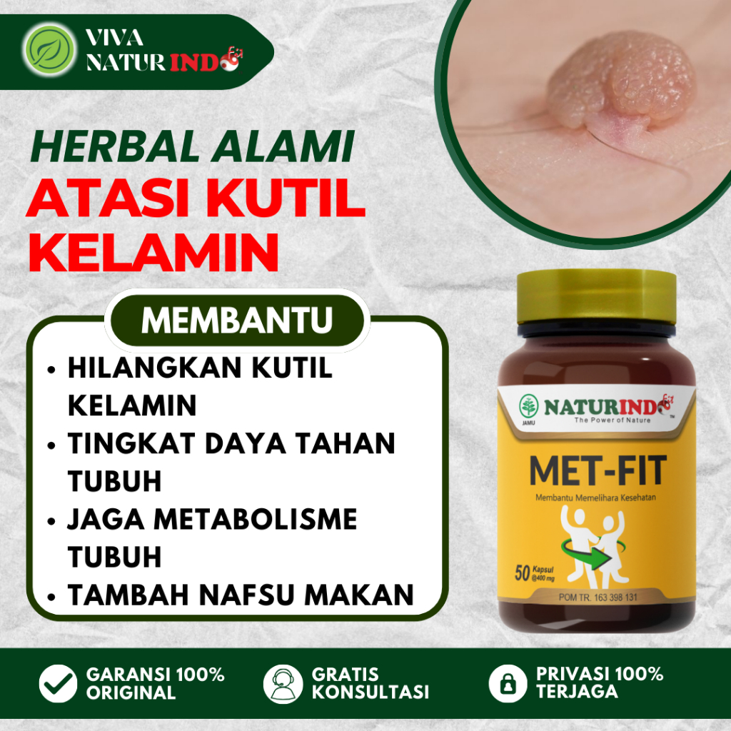 METFIT Obat Kutil Kelamin Pria Wanita Sipilis Penghilang Kutil Kelamin Perontok Kutil Naturindo