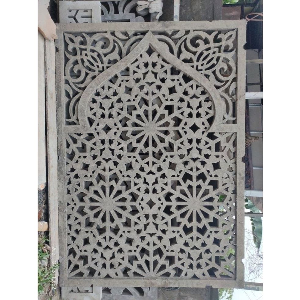 Ornamen GRC Krawangan bikin masjid atau rumah minimalis tampil beda cek deskripsi