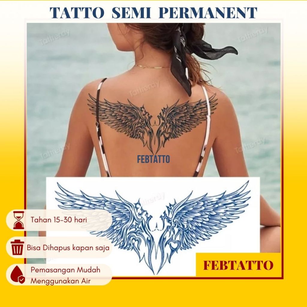 FRUIT INK Temporary Tattoo Full Chest Semi Permanent Motif Aesthetic Tattoo Temporary Tattoo Sticker