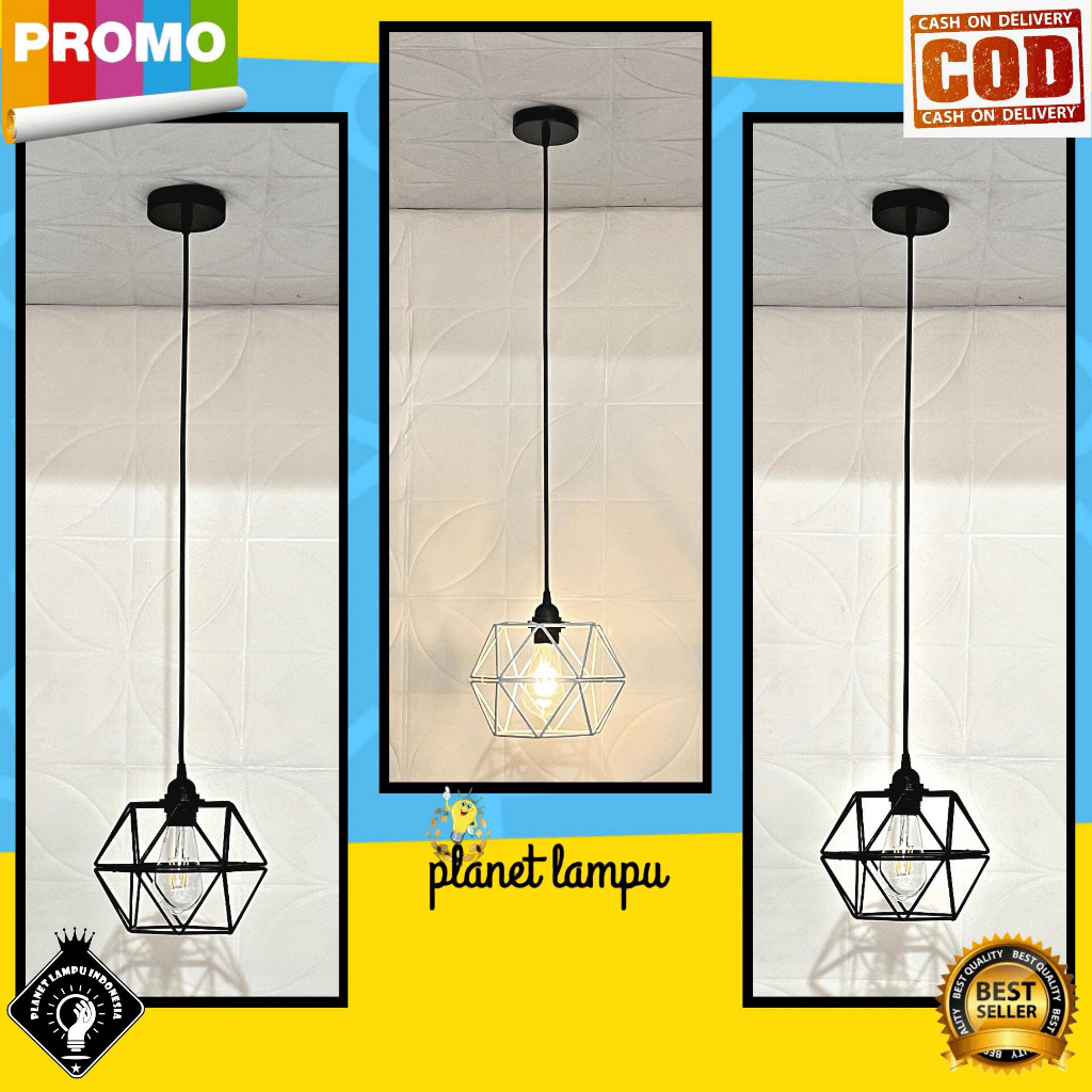 Lampu Gantung Hias Minimalis Modern bernuansa Vintage dan Klasik Sangat Cocok Untuk Dekorasi Atap Pl