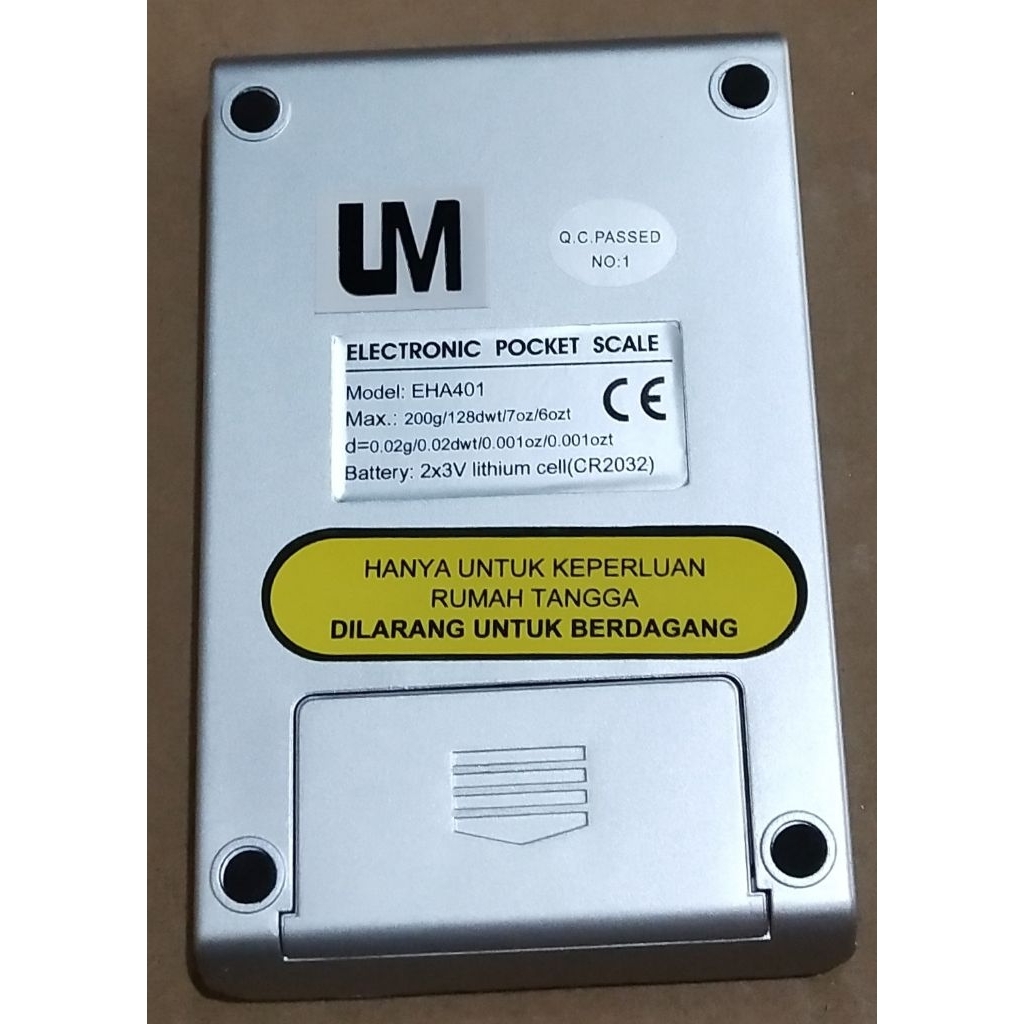 Timbangan Digital Emas Pocket 200 gr Original Camry