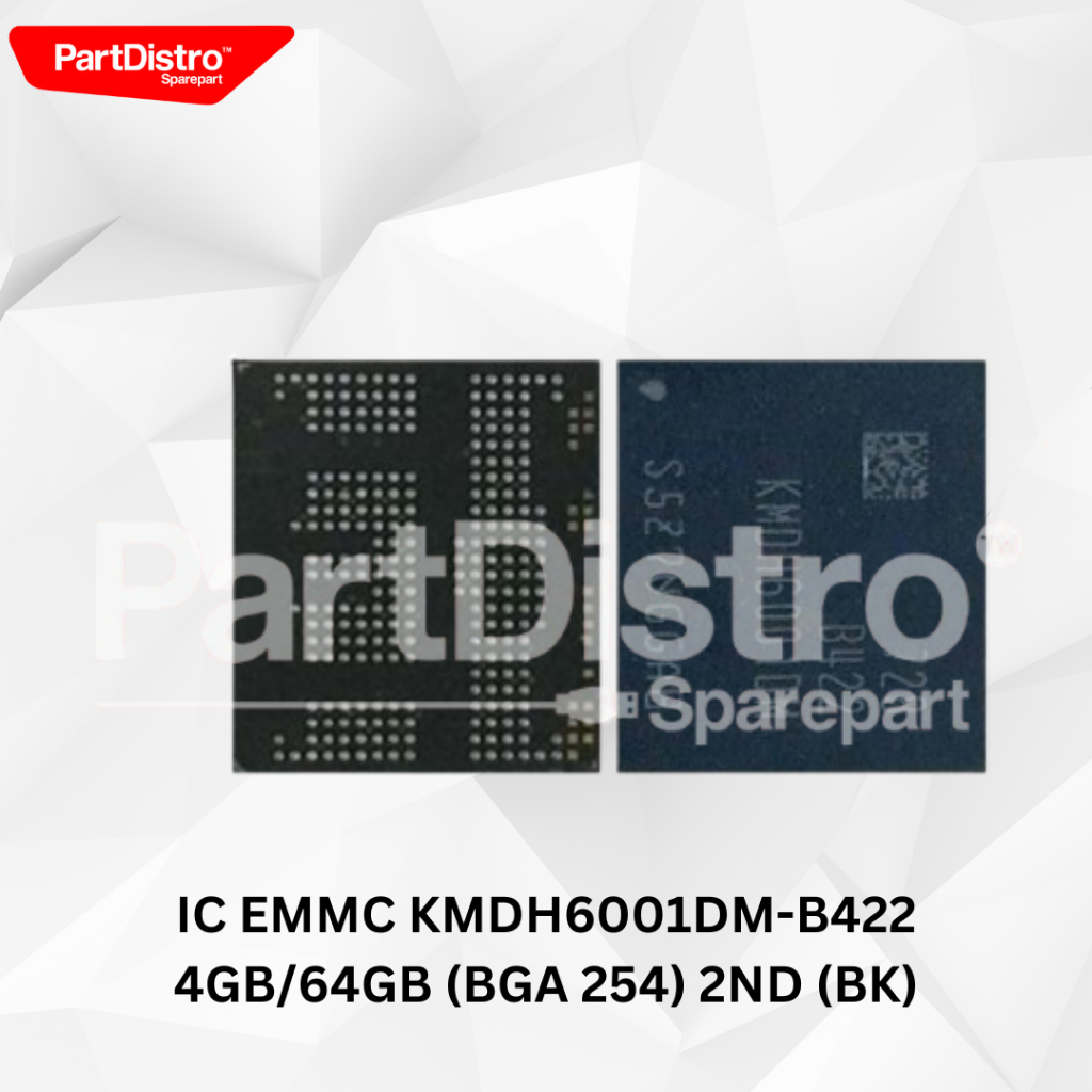 IC EMMC KMDH6001DM-B422 4GB/64GB (BGA 254) 2ND (BK)