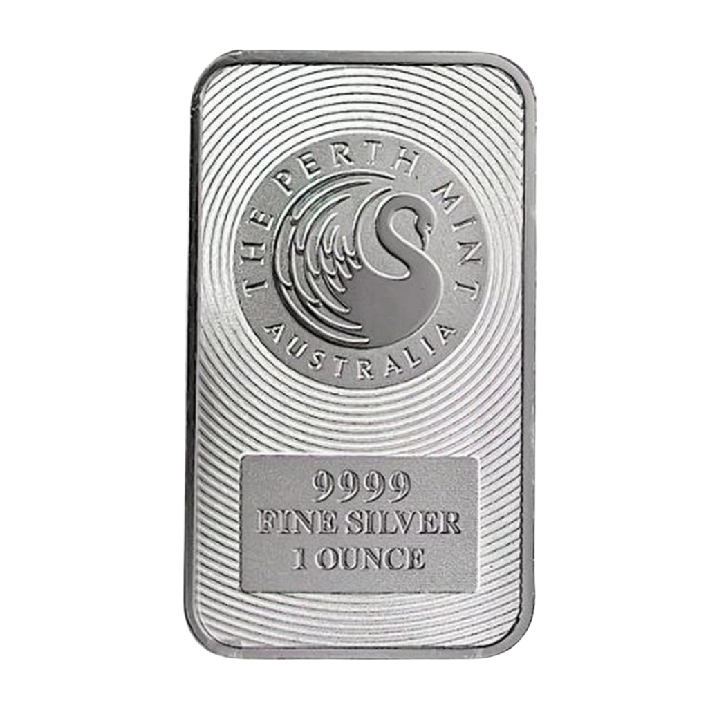 SILVER BATANGAN PERTH MINT 1 OZ AUSTRALIA 999.9