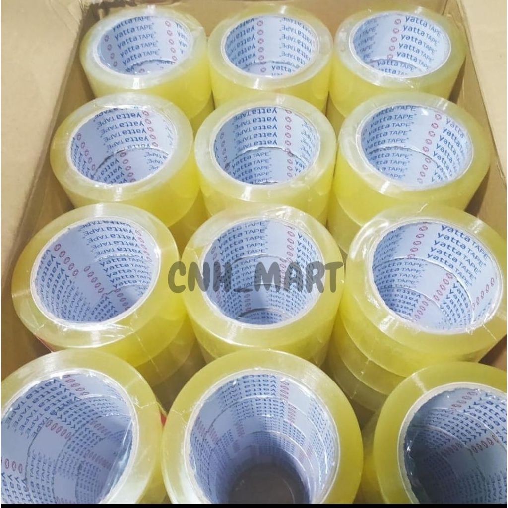 72 Roll ( 1 Dus )- Lakban Yatta - Bening 48 mm x 90 Yard & 48 mm x 100 Yard