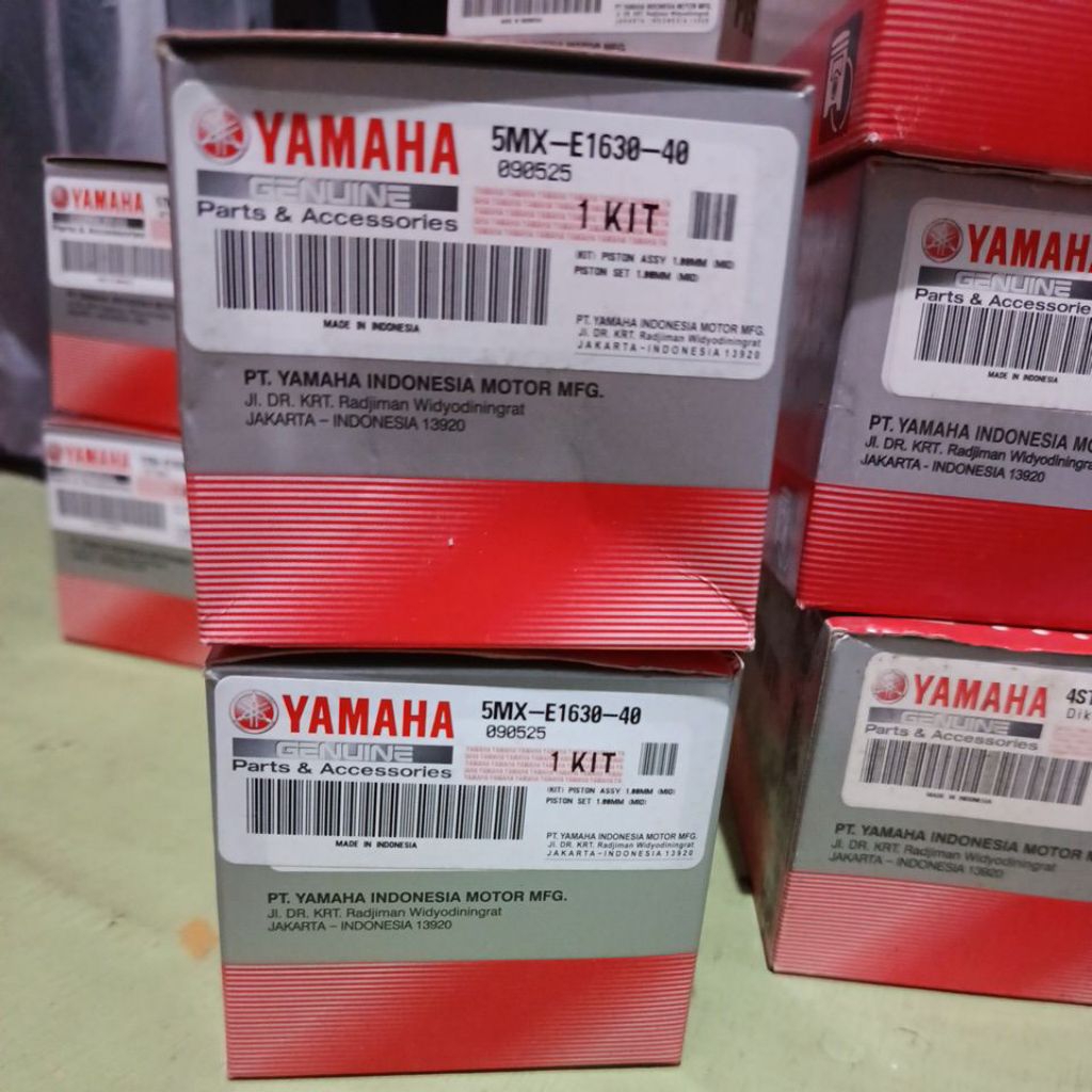 PISTON KIT MIO KARBU 5MX OZ 1,00 ORIGINAL ASLI YAMAHA YGP 5MX-E1630-40