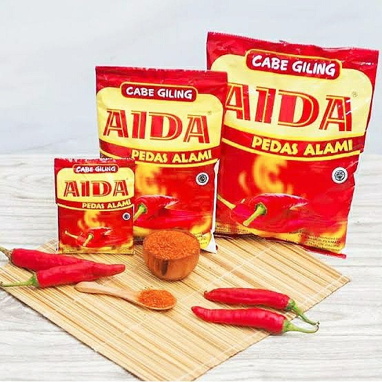 AIDA Cabe bubuk pedas/Bubuk Cabe Super Aida 25 gr