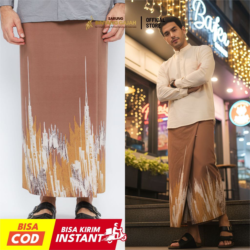 Sarung Bintang Gajah Onta Legenda WS 7347 VARTA Motif Ornamen Abstrak Modern