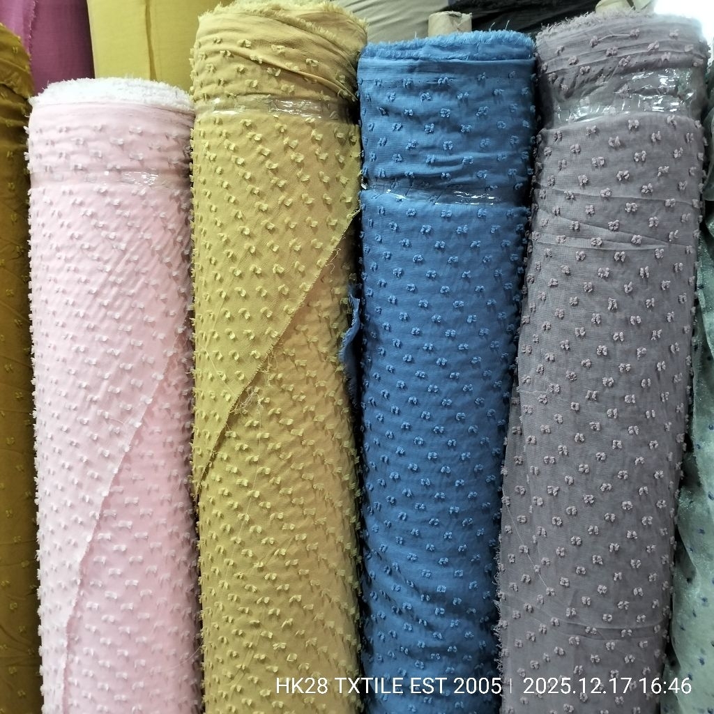 HARGA/0,5 M | KAIN CERUTY URAGIRI | BAHAN CERUTI TWO TONE | BAHAN SIFON SERUTI RUBIAH PREMIUM