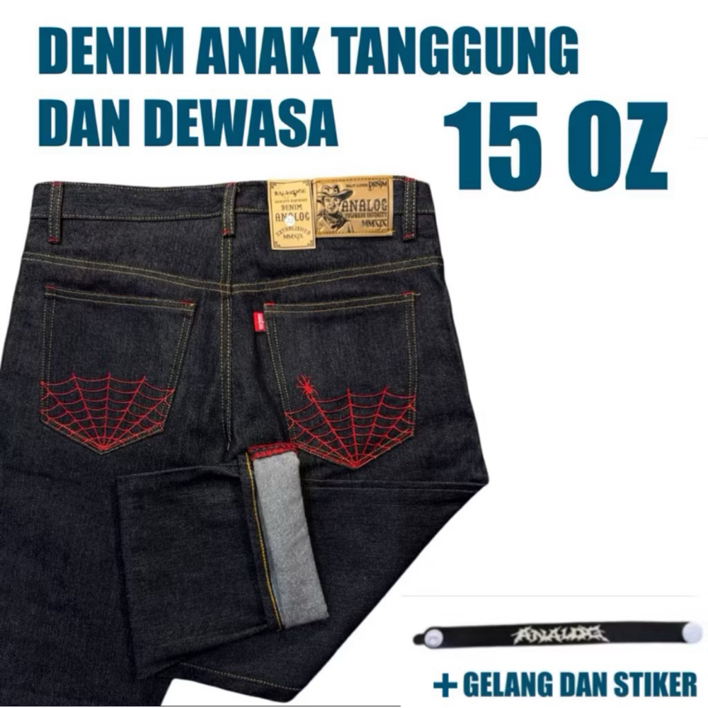 DENIM ANALOG SELVEDGE DENIM ACCENT 15OZ / DENIM SELVEDGE / CELANA DENIM PRIA DENIM ANALOG / CELANA D
