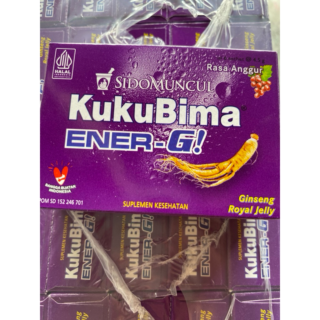 KukuBima EnerGi Anggur 1 Slop isi 10 box