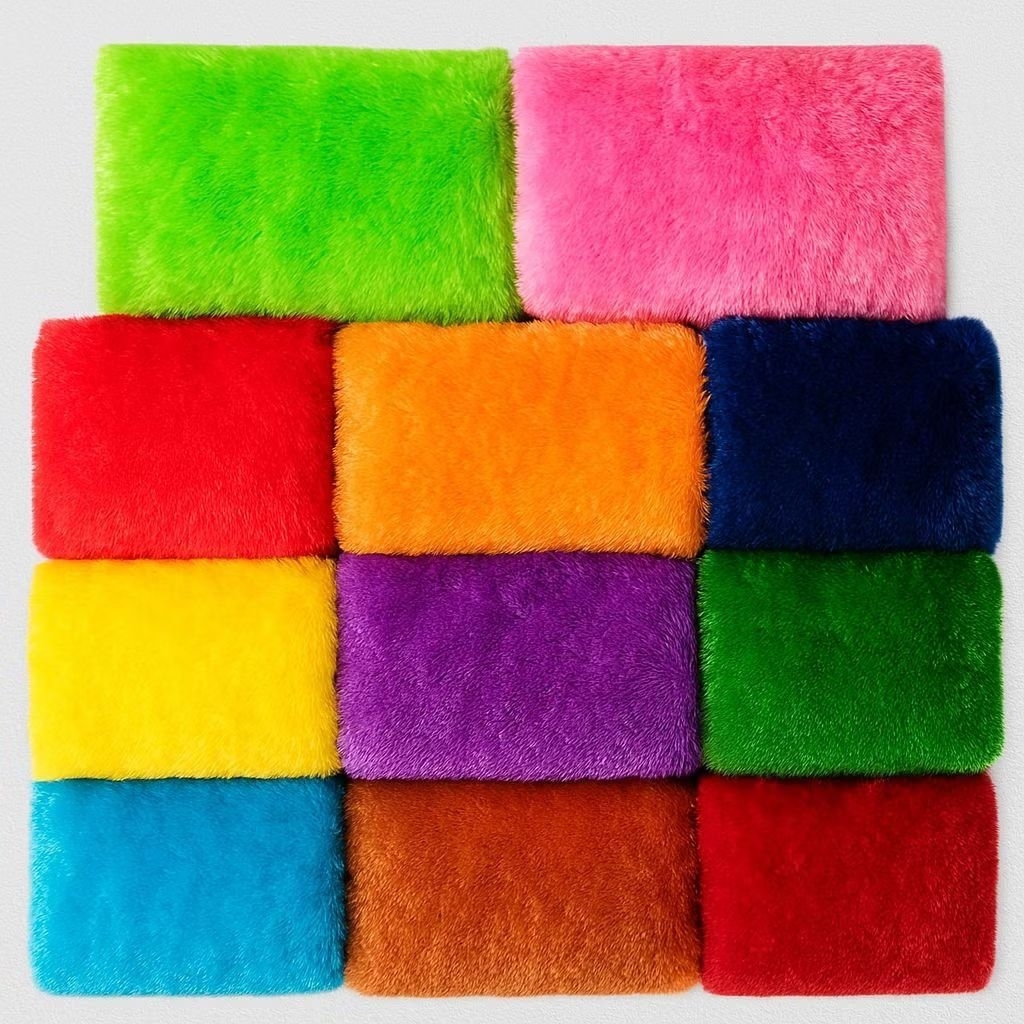 Kain bulu Rasfur premium Meteran Lembut Halus serbuna untuk Karpet Taplak Meja Sarung Bantal Boneka 