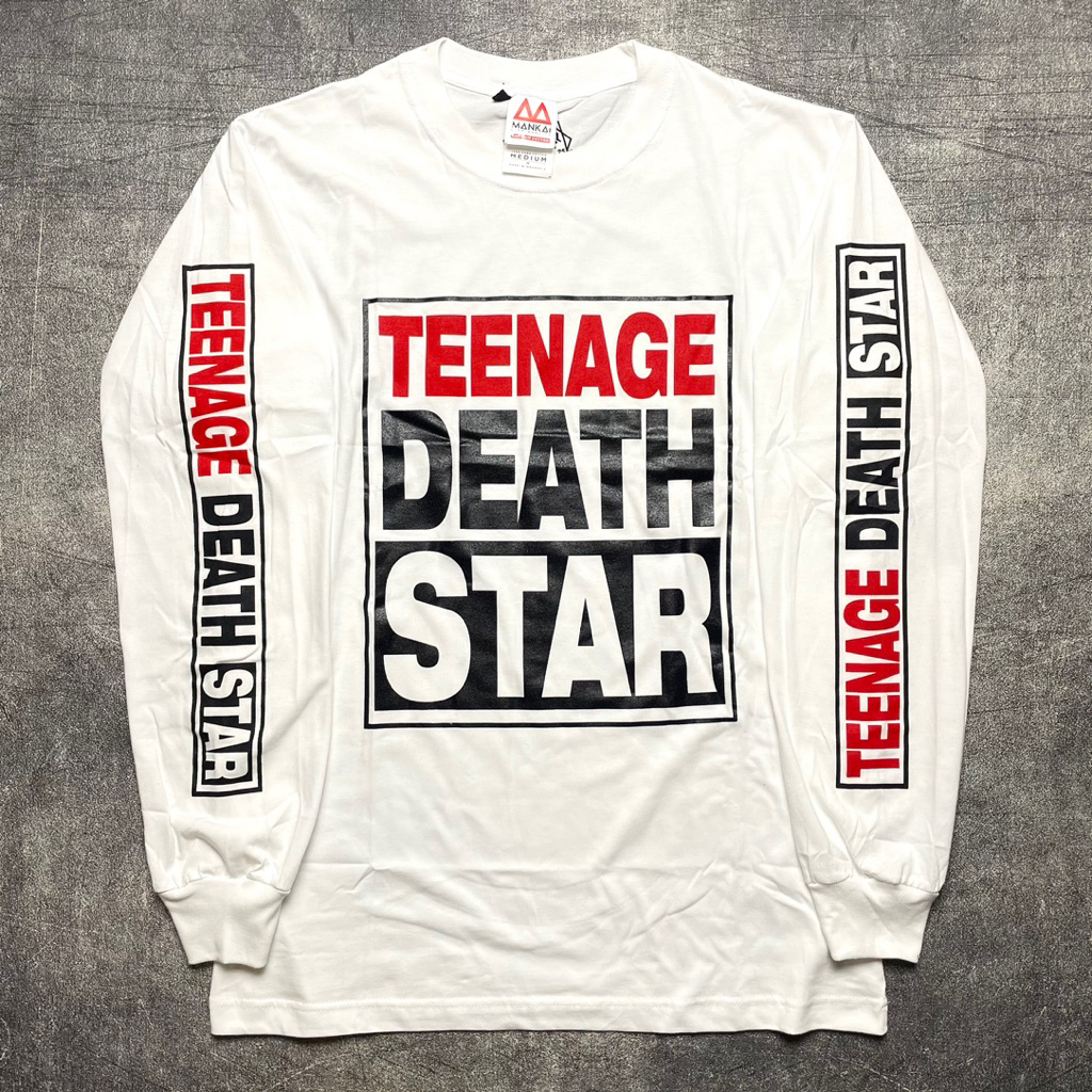 Long Sleeve TEENAGE DEATH STAR - VISION WHITE Official Merchandise