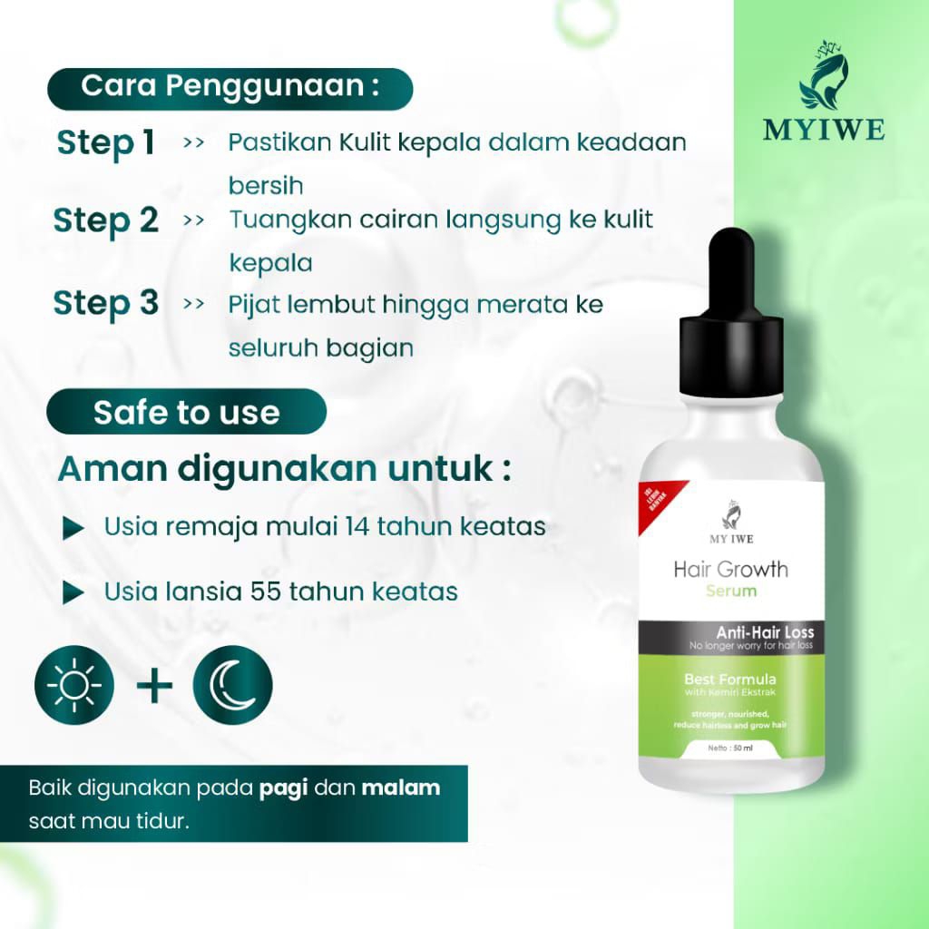 MY IWE HAIR GROWTH SERUM UNTUK RAMBUT