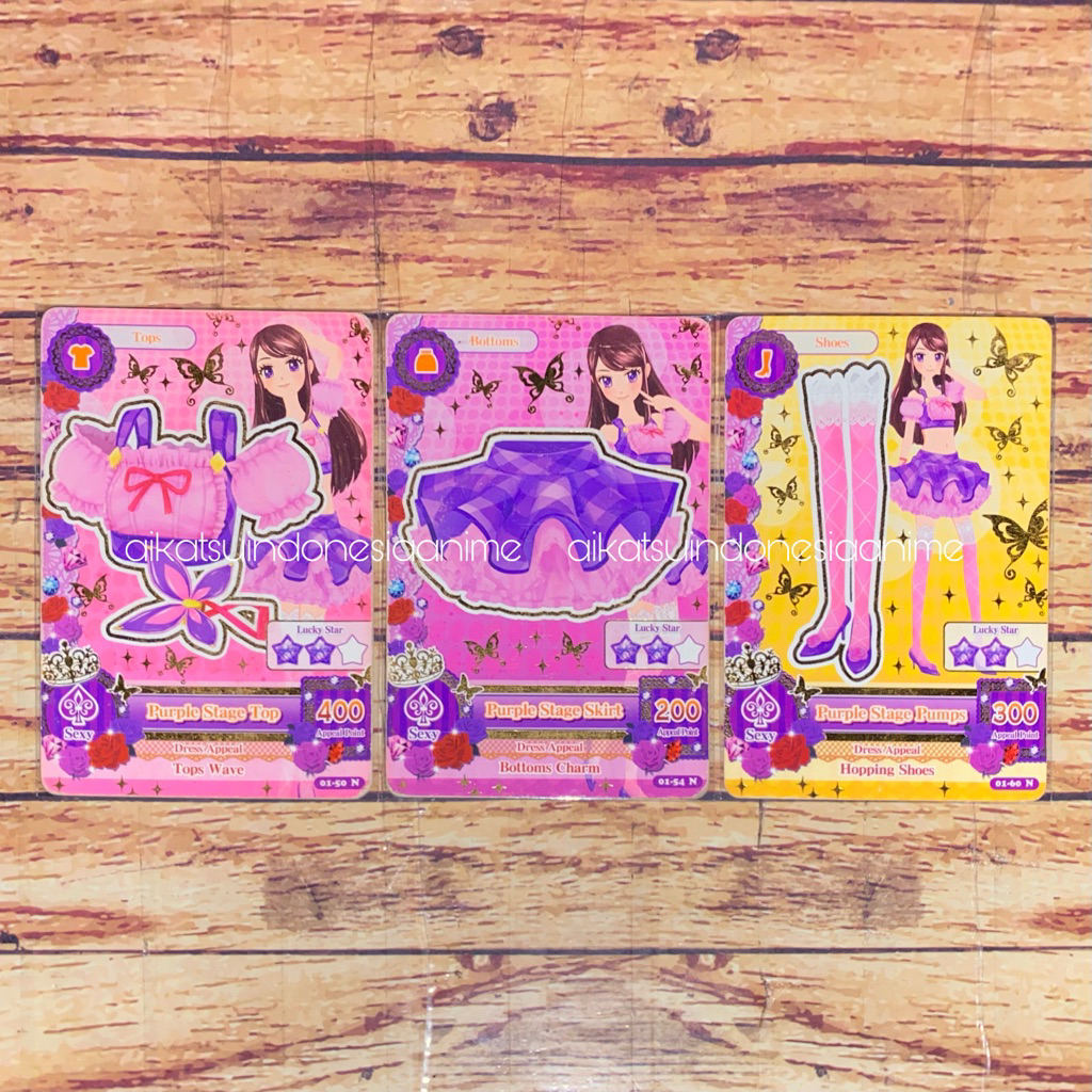 Aikatsu Ran Shibuki Purple Stage Set