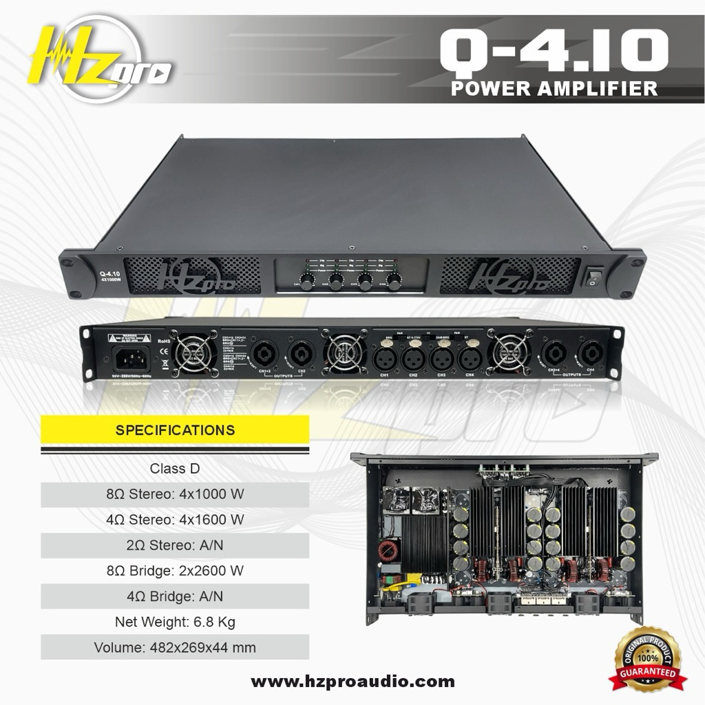 Power HZpro clas D Q4.10 4x1000 HZ pro