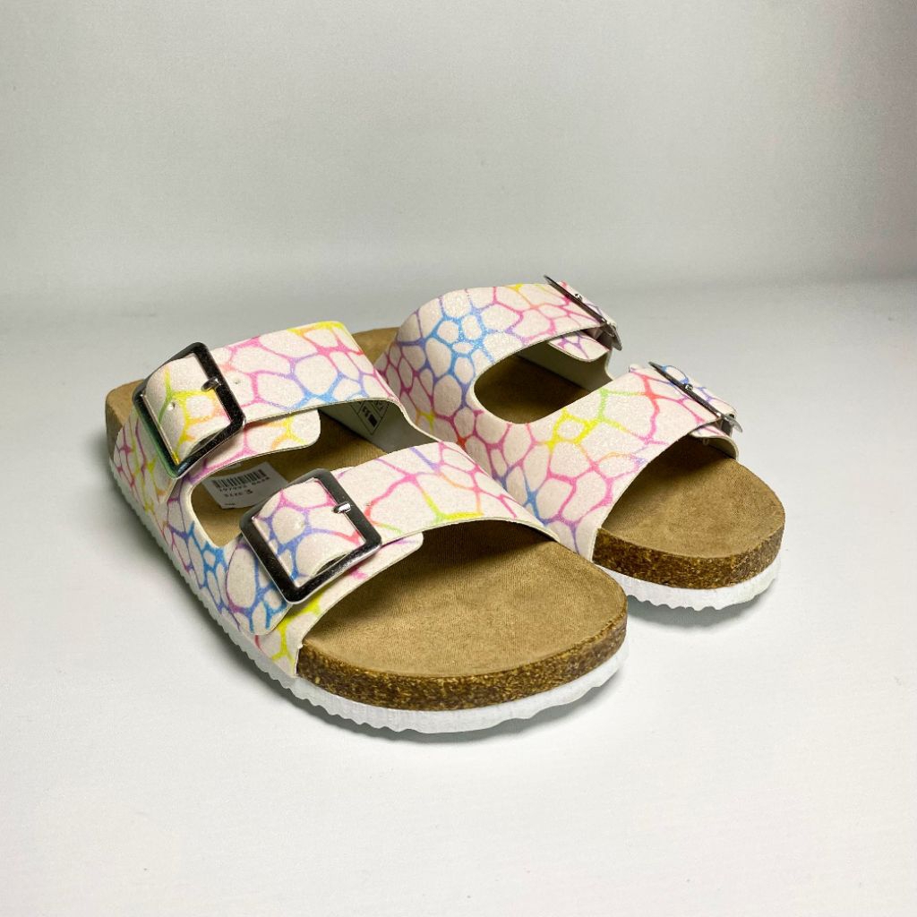 Payless Brash Kali Ftbed Sandal Kids Youth Original 100%