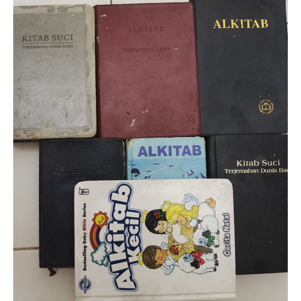 BUKU ALKITAB BEKAS ORIGINAL
