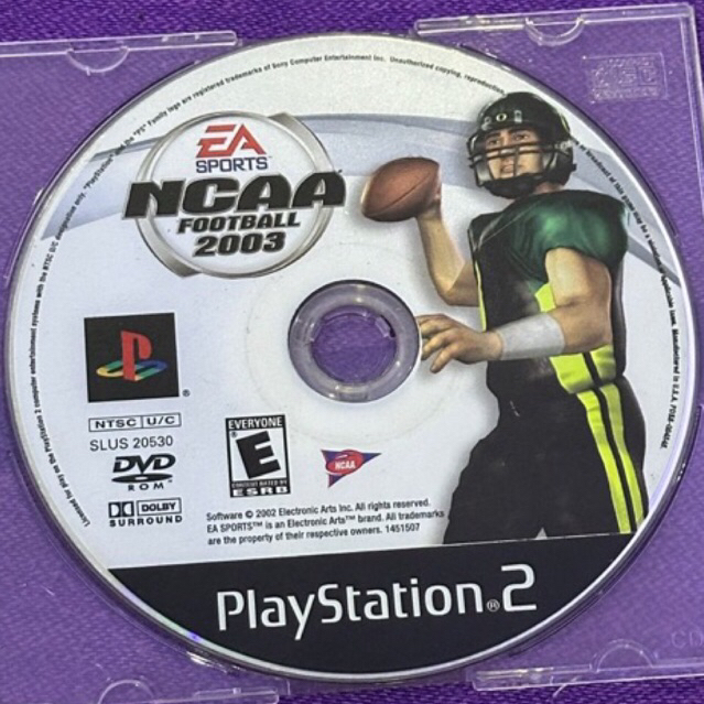 kaset ps2 ori us ncaa football 2003
