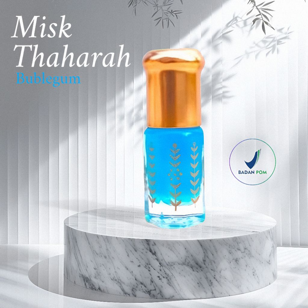 Misk Thaharah | Parfum Misk Thoharah Bublegum Eau De Parfume 3ml Non Alkohol | Parfum Unisex Tahan L